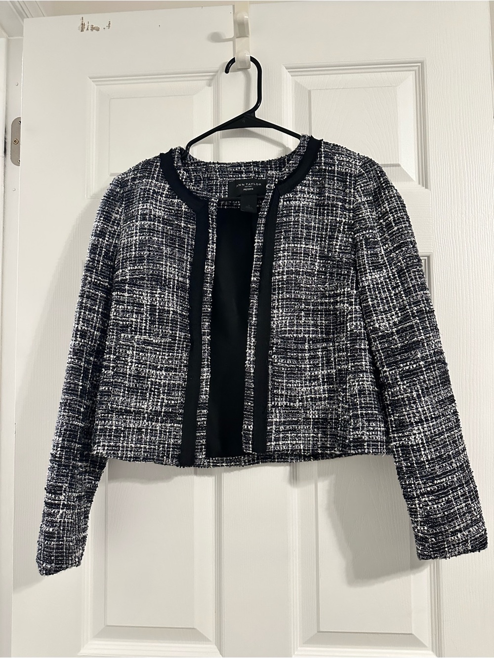 Women’s Ann Taylor Factory Black and White Skirt Suit - EUC - **Size 2P and 4P**
